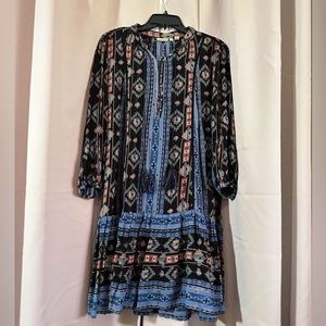 Anthropology Bohemian Dress